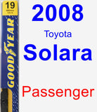 Passenger Wiper Blade for 2008 Toyota Solara - Premium