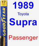 Passenger Wiper Blade for 1989 Toyota Supra - Premium