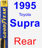 Rear Wiper Blade for 1995 Toyota Supra - Premium