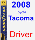 Driver Wiper Blade for 2008 Toyota Tacoma - Premium