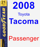 Passenger Wiper Blade for 2008 Toyota Tacoma - Premium