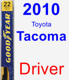 Driver Wiper Blade for 2010 Toyota Tacoma - Premium