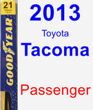 Passenger Wiper Blade for 2013 Toyota Tacoma - Premium