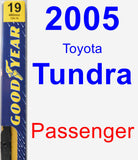 Passenger Wiper Blade for 2005 Toyota Tundra - Premium