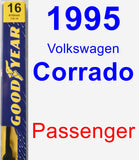 Passenger Wiper Blade for 1995 Volkswagen Corrado - Premium