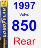 Rear Wiper Blade for 1997 Volvo 850 - Premium