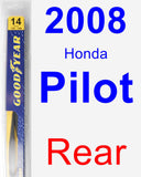 Rear Wiper Blade for 2008 Honda Pilot - Rear