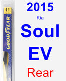 Rear Wiper Blade for 2015 Kia Soul EV - Rear