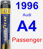 Passenger Wiper Blade for 1996 Audi A4 - Assurance