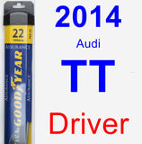 Driver Wiper Blade for 2014 Audi TT - Assurance