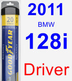 Driver Wiper Blade for 2011 BMW 128i - Assurance