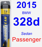 Passenger Wiper Blade for 2015 BMW 328d - Assurance