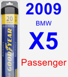 Passenger Wiper Blade for 2009 BMW X5 - Assurance