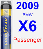 Passenger Wiper Blade for 2009 BMW X6 - Assurance