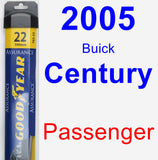 Passenger Wiper Blade for 2005 Buick Century - Assurance