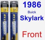 Front Wiper Blade Pack for 1986 Buick Skylark - Assurance