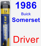 Driver Wiper Blade for 1986 Buick Somerset - Assurance