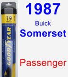 Passenger Wiper Blade for 1987 Buick Somerset - Assurance