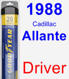 Driver Wiper Blade for 1988 Cadillac Allante - Assurance