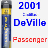 Passenger Wiper Blade for 2001 Cadillac DeVille - Assurance