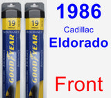 Front Wiper Blade Pack for 1986 Cadillac Eldorado - Assurance