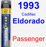 Passenger Wiper Blade for 1993 Cadillac Eldorado - Assurance