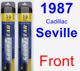 Front Wiper Blade Pack for 1987 Cadillac Seville - Assurance