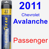 Passenger Wiper Blade for 2011 Chevrolet Avalanche - Assurance