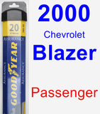 Passenger Wiper Blade for 2000 Chevrolet Blazer - Assurance