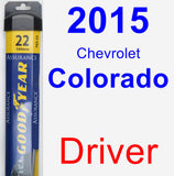 Driver Wiper Blade for 2015 Chevrolet Colorado - Assurance