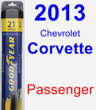 Passenger Wiper Blade for 2013 Chevrolet Corvette - Assurance