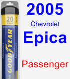 Passenger Wiper Blade for 2005 Chevrolet Epica - Assurance