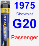 Passenger Wiper Blade for 1975 Chevrolet G20 - Assurance