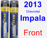 Front Wiper Blade Pack for 2013 Chevrolet Impala - Assurance