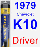 Driver Wiper Blade for 1979 Chevrolet K10 - Assurance