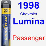 Passenger Wiper Blade for 1998 Chevrolet Lumina - Assurance