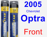 Front Wiper Blade Pack for 2005 Chevrolet Optra - Assurance