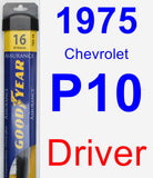 Driver Wiper Blade for 1975 Chevrolet P10 - Assurance