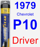 Driver Wiper Blade for 1979 Chevrolet P10 - Assurance