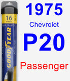 Passenger Wiper Blade for 1975 Chevrolet P20 - Assurance