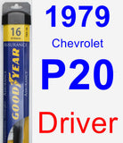 Driver Wiper Blade for 1979 Chevrolet P20 - Assurance