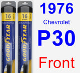 Front Wiper Blade Pack for 1976 Chevrolet P30 - Assurance