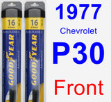 Front Wiper Blade Pack for 1977 Chevrolet P30 - Assurance