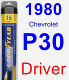 Driver Wiper Blade for 1980 Chevrolet P30 - Assurance