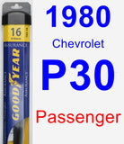 Passenger Wiper Blade for 1980 Chevrolet P30 - Assurance