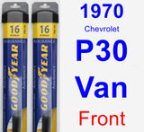 Front Wiper Blade Pack for 1970 Chevrolet P30 Van - Assurance