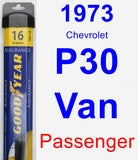 Passenger Wiper Blade for 1973 Chevrolet P30 Van - Assurance