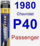 Passenger Wiper Blade for 1980 Chevrolet P40 - Assurance