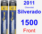 Front Wiper Blade Pack for 2011 Chevrolet Silverado 1500 - Assurance