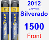 Front Wiper Blade Pack for 2012 Chevrolet Silverado 1500 - Assurance